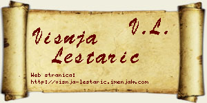 Višnja Leštarić vizit kartica